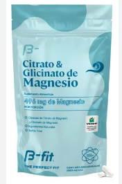 Citrato y Glicinato de Magnesio 220 Capsulas - B-Fit