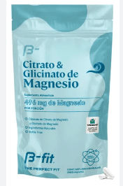 Citrato y Glicinato de Magnesio 220 Capsulas - B-Fit