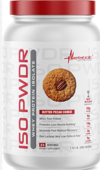 ISO PWDR BUTTER PECAN COOKIE 1.52 LBS 23 SERV