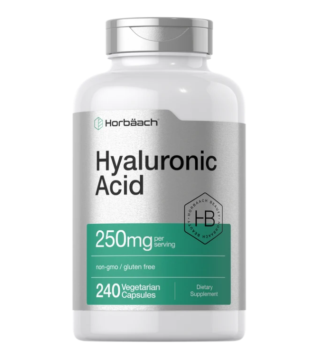 HYALURONIC ACID 250 MG 240 CAPSULES HORBAACH