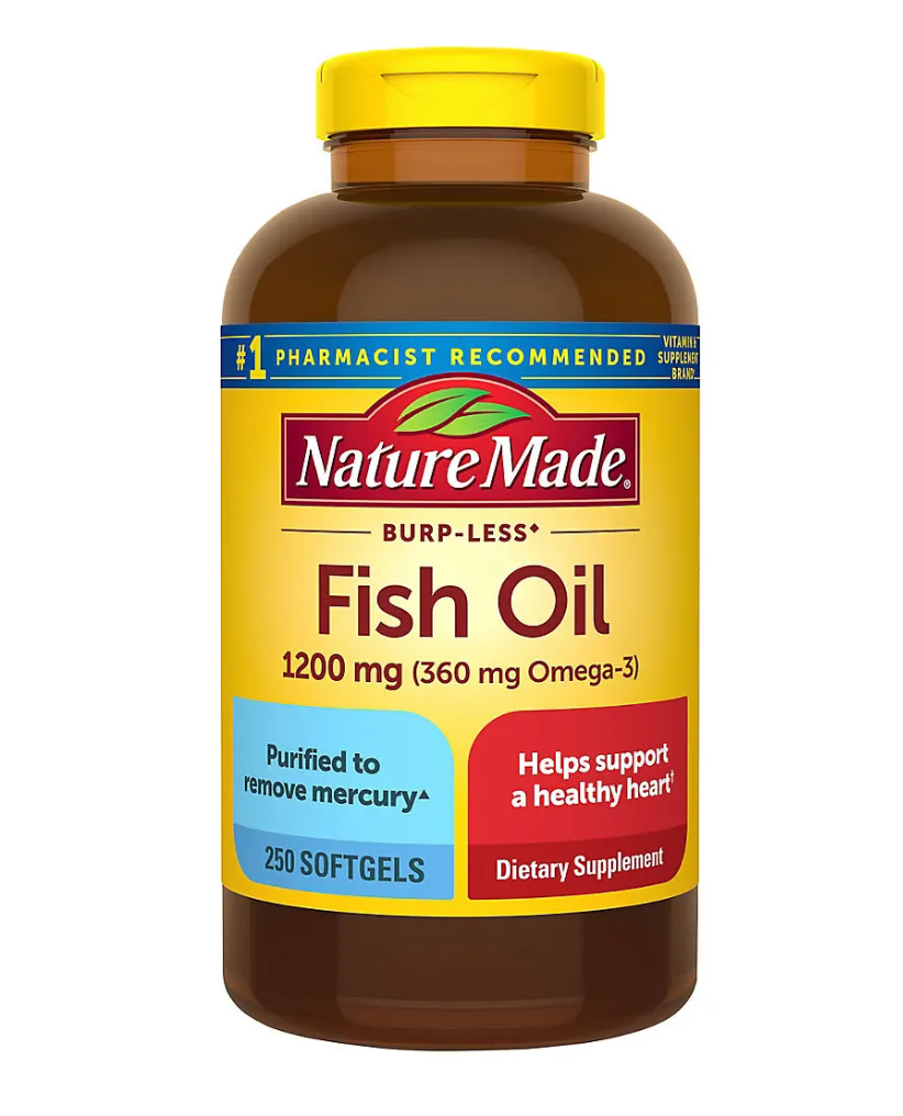 OMEGA 3 1200 MG 250 SOFTGELS NATURES MADE
