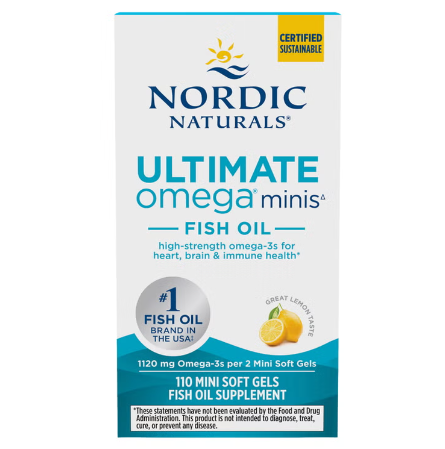 ULTIMATE OMEGA 1120 MG 110 MINI SOFTGELS NORDIC NATURALS