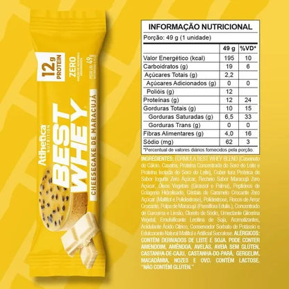 Best WHEY Protein Barra de Proteina Maracuya - Atlhetica Nutrition