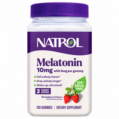 Melatonina 5 mg 200 gomitas Natrol