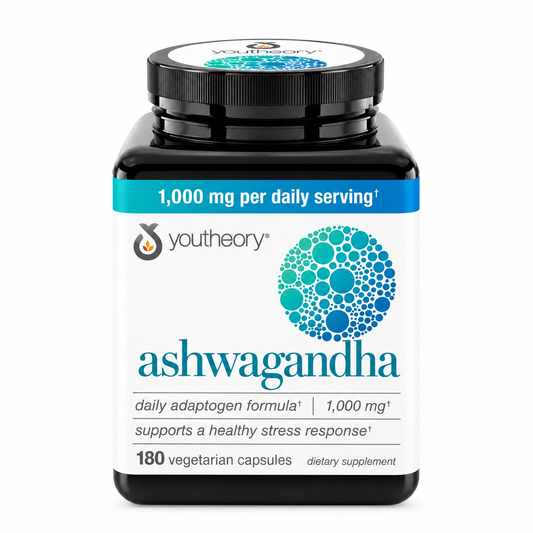Ashwagandha 1000 mg 180 cápsulas - Youtheory