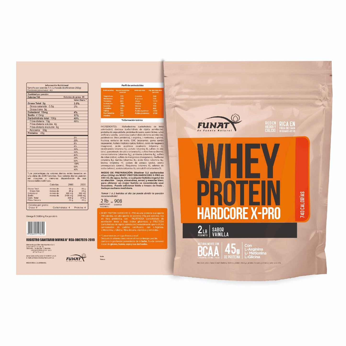 Whey Protein Hardcore X-Pro x 2 LB