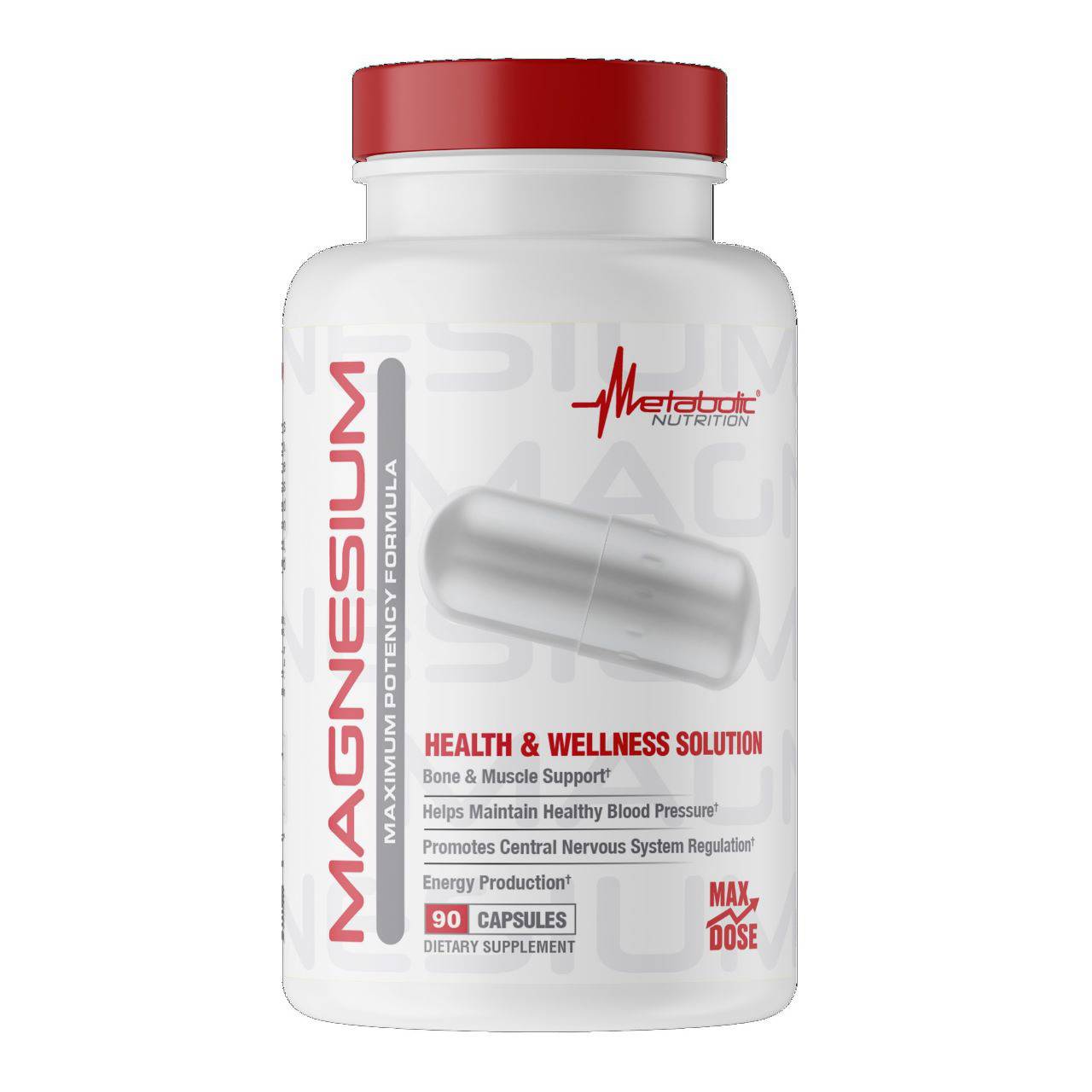 Magnesio Metabolic 90 Capsulas - Metabolic Nutrition
