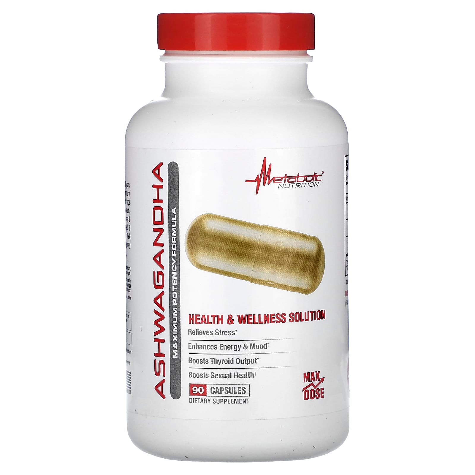 ASHWAGANDHA METABOLIC 90 CÁPSULAS