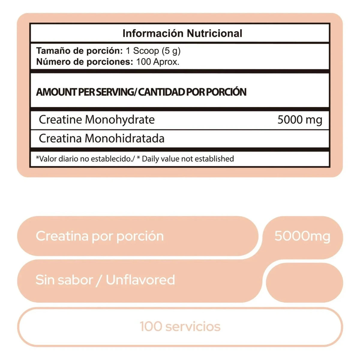 Creatina Pure Monohidratada 500 g - Gubbi Nutrition