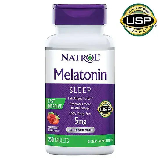 MELATONINA 5 MG 250 TABLETS NATROL FAST DISSOLVE