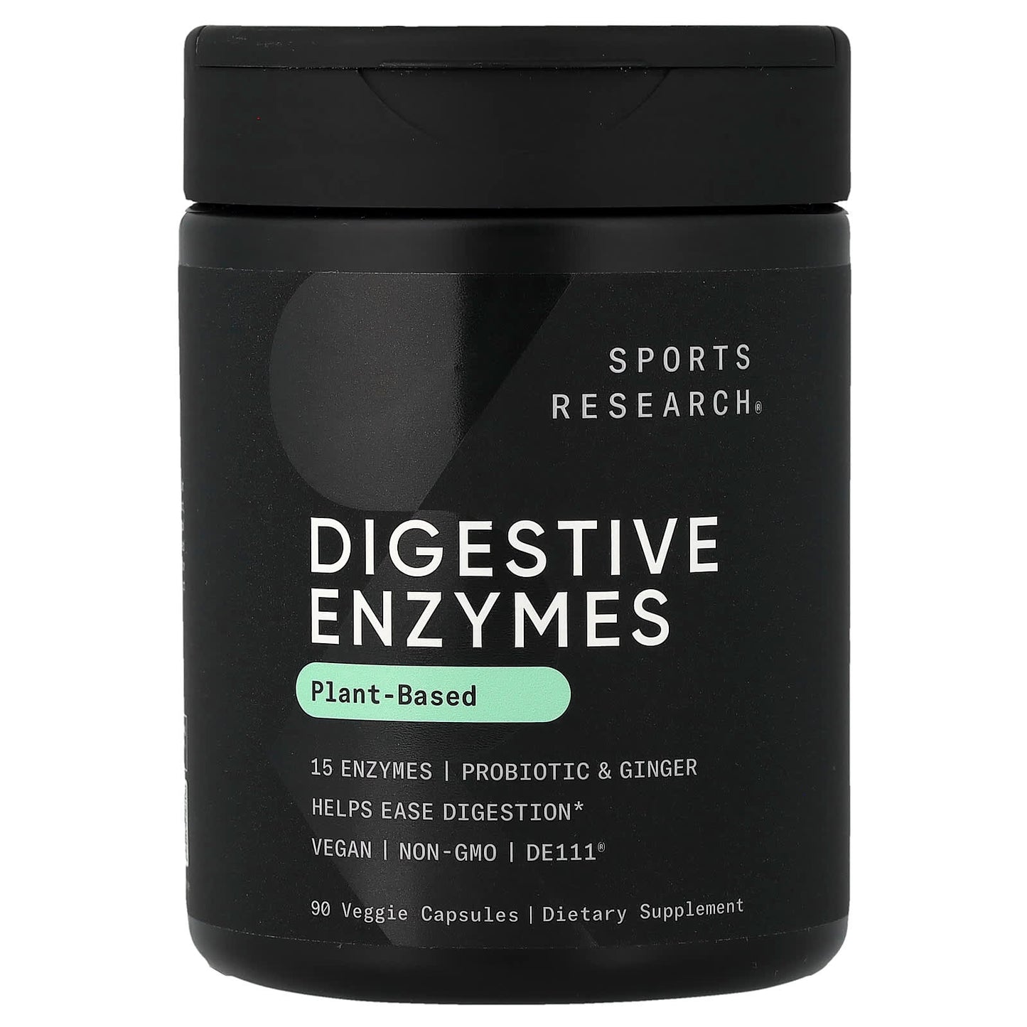 DIGESTIVE ENZYMES + PROBIOTIC 90 CAPSULAS VEGANAS - SPORTS RESEARCH
