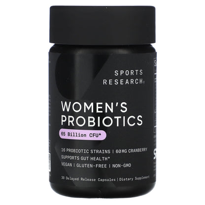 WOMEN'S PROBIOTICS 65 BILLION 30 CAPSULAS - SPORTS RESEARCH