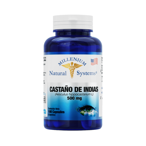 Castaño de Indias 500 mg 100 Capsulas - Natural Systems