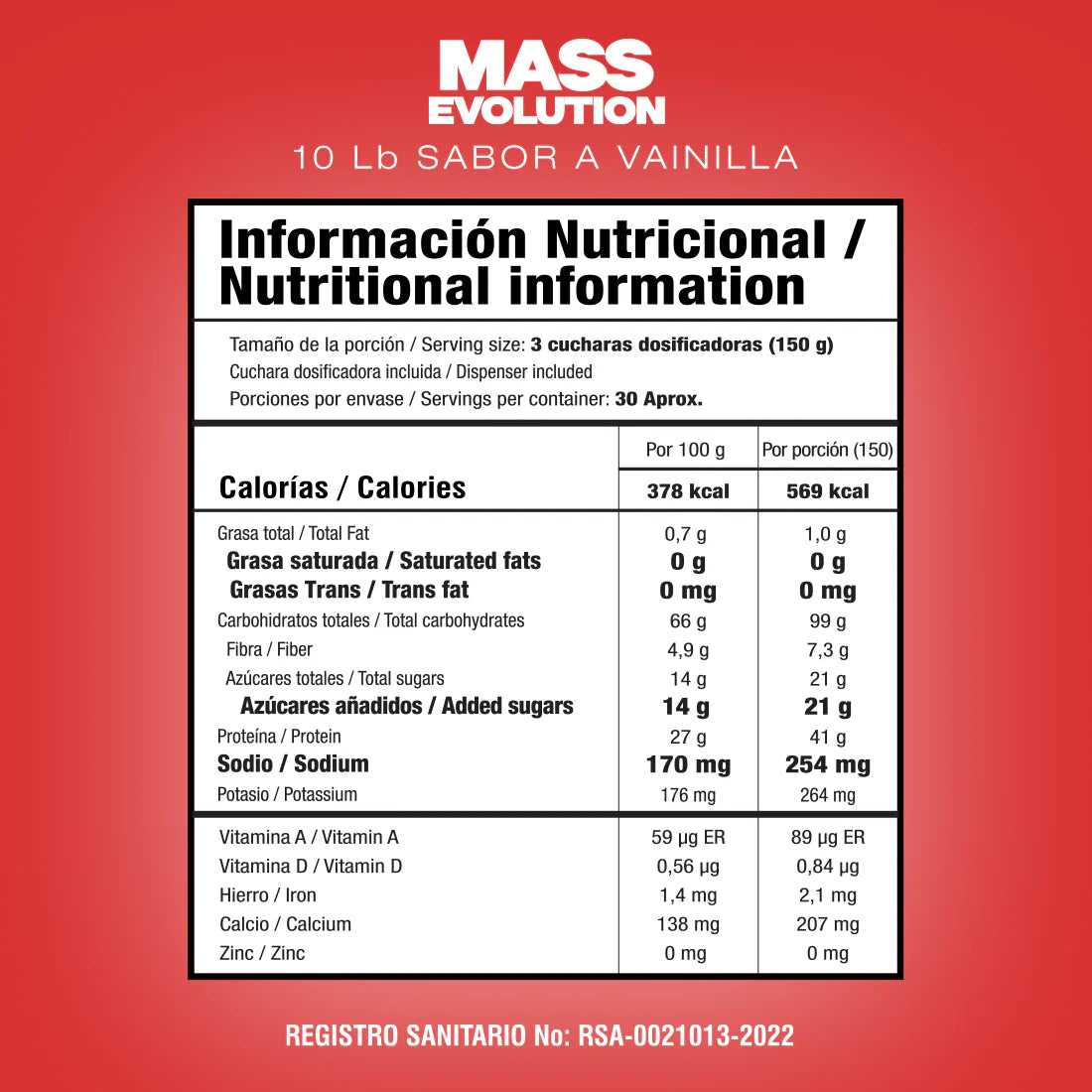MASS Evolution 10 lb - Smart Nutrition