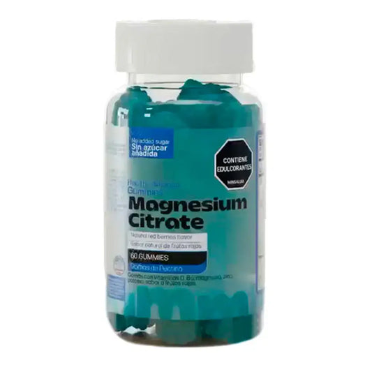 CITRATO DE MAGNESIO X 60 GOMITAS - HEALTHY AMERICA