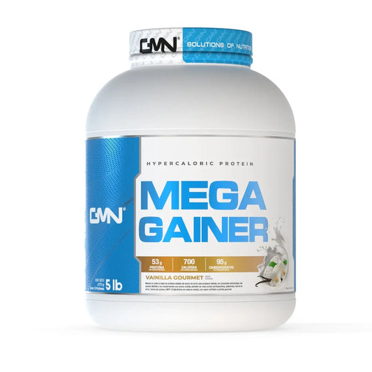 Mega Gainer Proteina Hipercalorica GMN Vainilla Gourmet 5 lb 13 Porciones