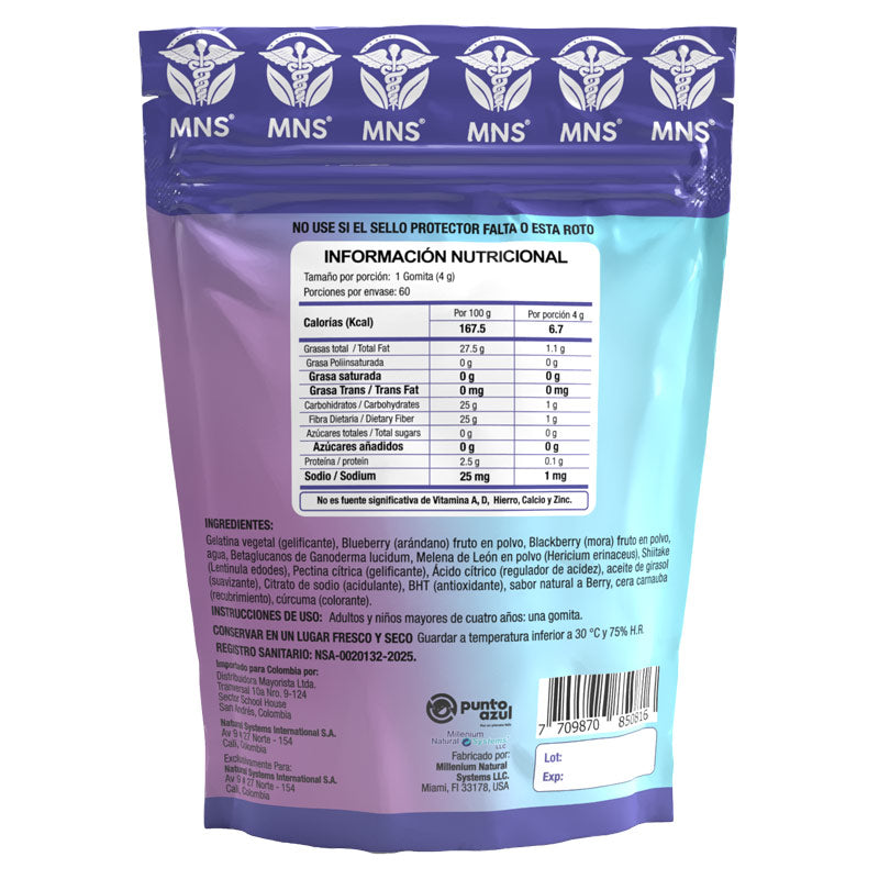 MUSHY MIX 60 GOMAS - NATURAL SYSTEMS
