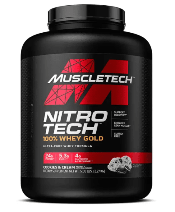 NITRO TECH WHEY GOLD 5 LB COOKIES AND CREAM - MUSCLE TECH