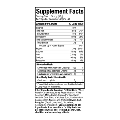 Nitro Tech 4 lb Vainilla Cream - MuscleTech