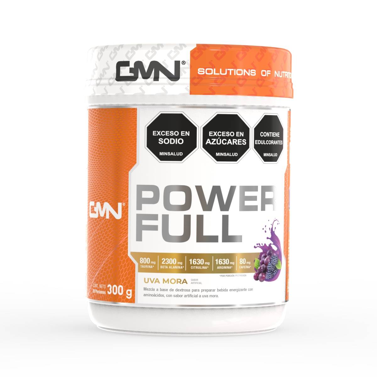 Power Full GMN Pre Entreno 300g 20 servicios