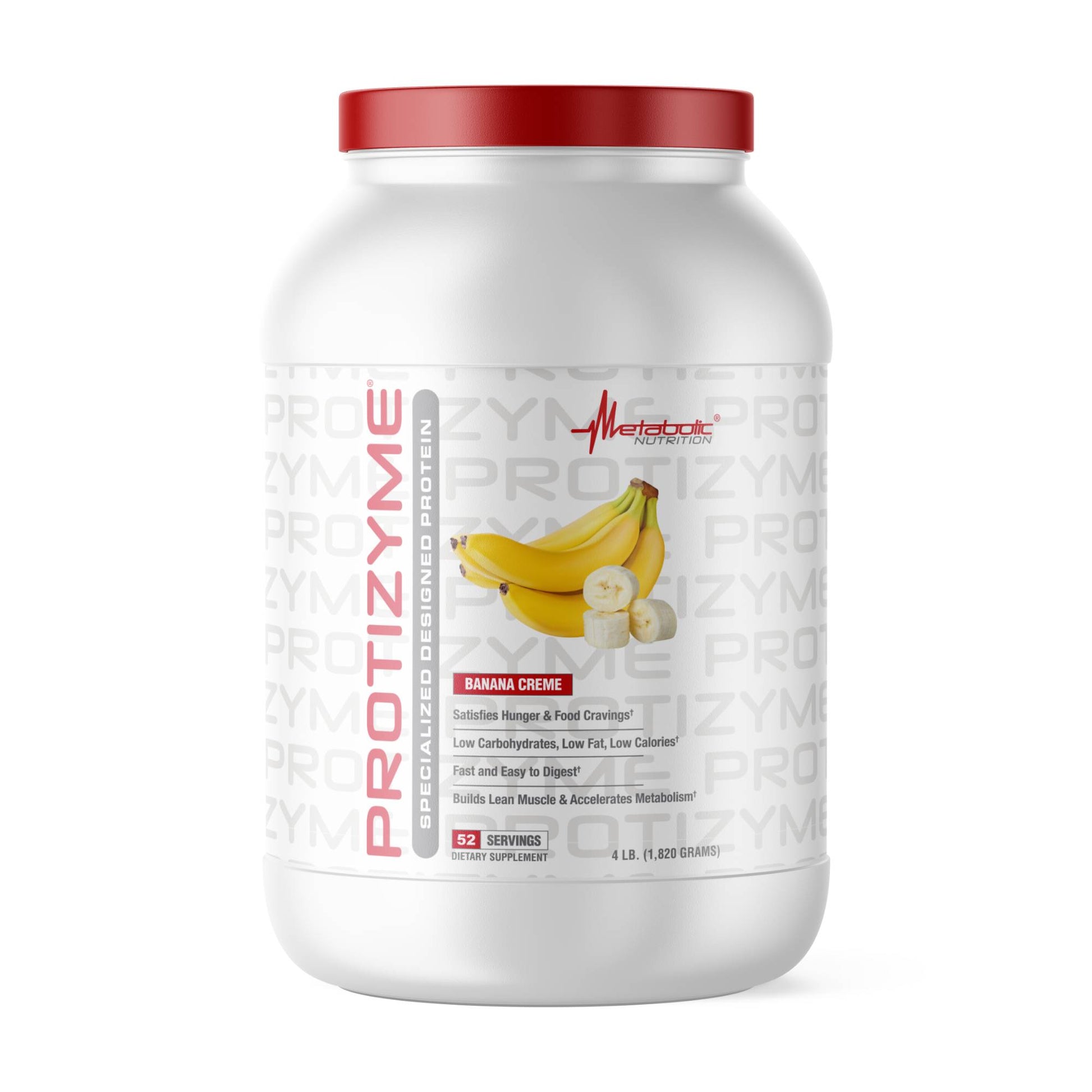 Protizyme Banana 4 lb / 52 Servicios - Metabolic Nutrition