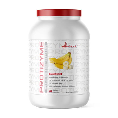Protizyme Banana 4 lb / 52 Servicios - Metabolic Nutrition