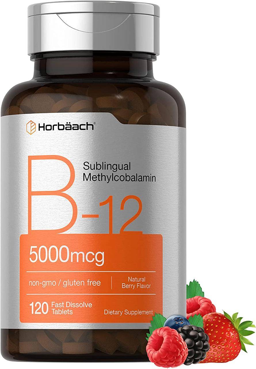 Vitamina B12 5.000 120 Tabletas Subl - Horbäach