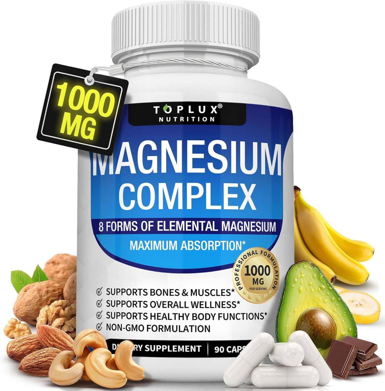 MAGNESIO COMPLEX 8 EN 1 X 90CAP TOPLUX