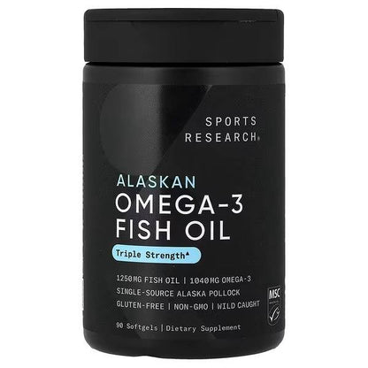 ALASKAN OMEGA 3 FISH OIL 150 CAPSULAS GEL - SPORTS RESEARCH