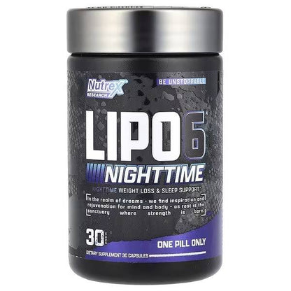 Lipo 6 Nighttime 30 CAPS - Nutrex