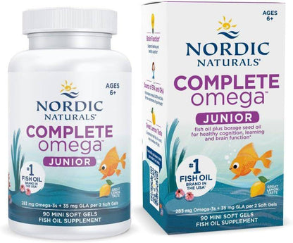 Omega Complete Junior Mini Cap Gel - Nordic Naturals