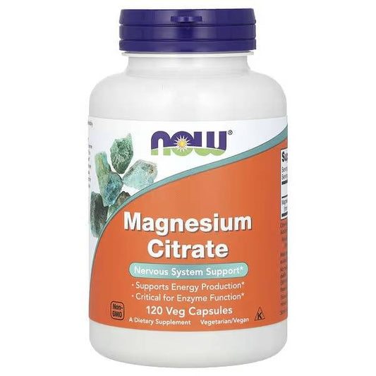 CITRATO MAGNESIO 120 C�PSULAS - NOW FOODS