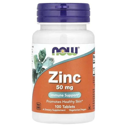 Zinc50mg 100 Tbls - Now