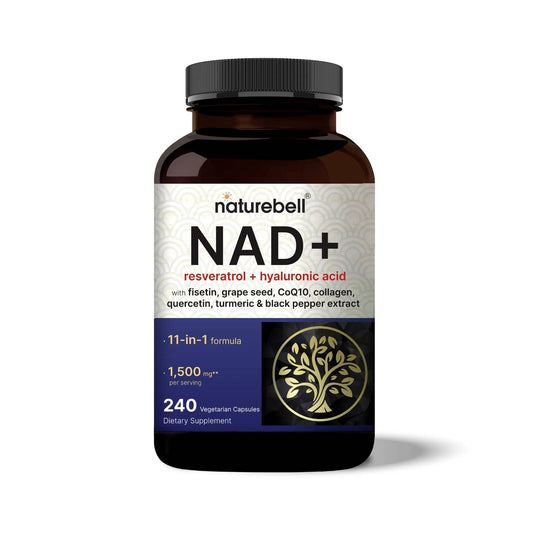 NAD + RESVERATROL 1.500 MG X 240 CçPSULAS - NATUREBELL
