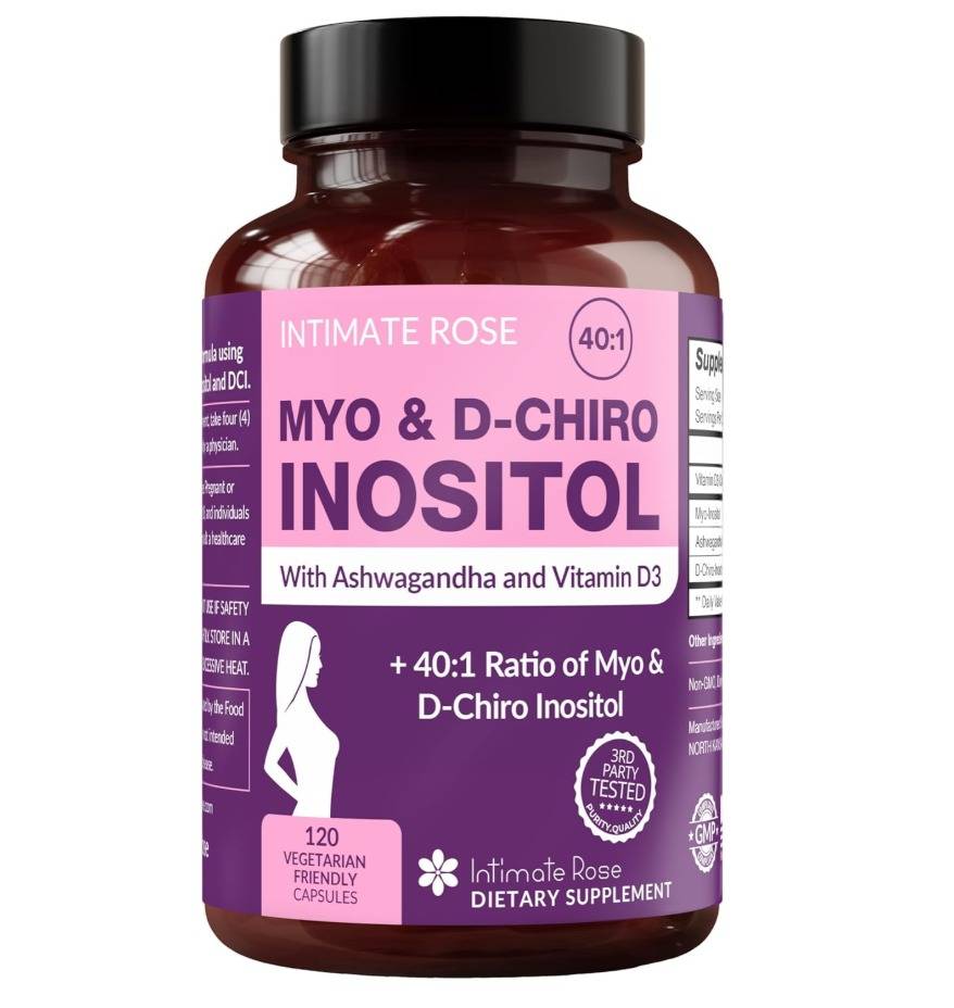 MYO D CHIRO INOSITOL + + VIT. D3 X 120 CçPSULAS INTIMATE ROSE - ASHWAGANDHA