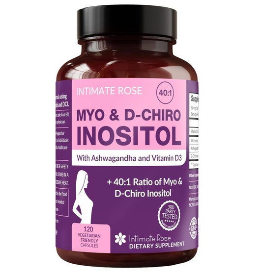 MYO D CHIRO INOSITOL + + VIT. D3 X 120 CçPSULAS INTIMATE ROSE - ASHWAGANDHA