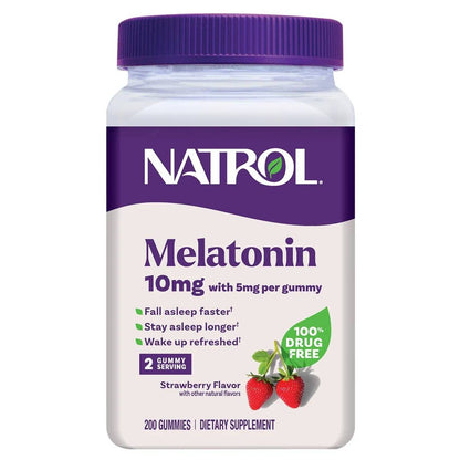 Melatonina 10 mg X 200 Gomas - Natrol