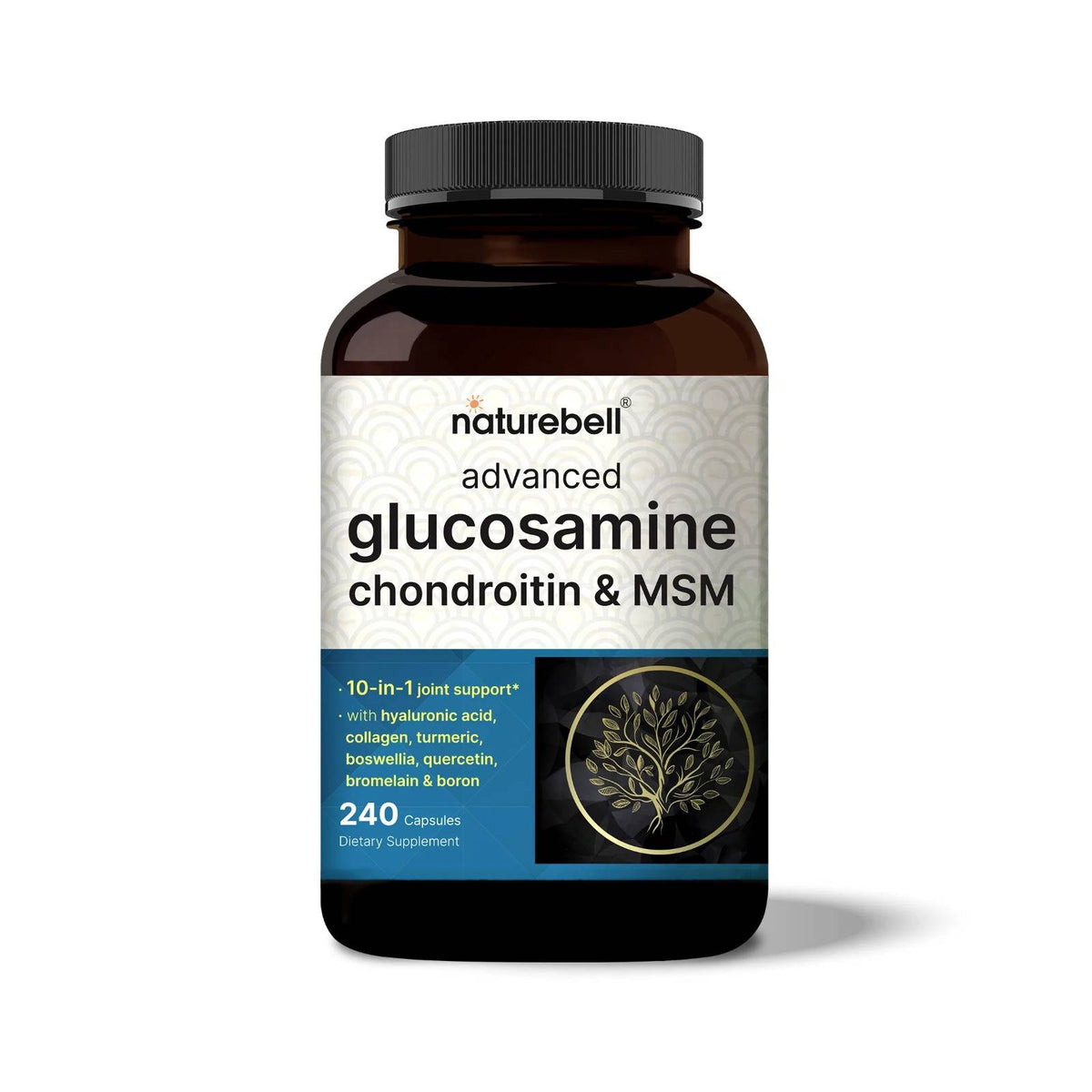 Advanced Glucosamine Chondroitin MSM 240 Capsules - NatureBell