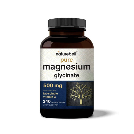 Glycinato de Magnesio 500 mg 240 Capsulas - NatureBell