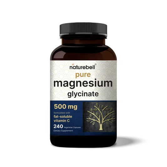 Glicinato de Magnesio 500 mg x 240 cápsulas - NatureBell