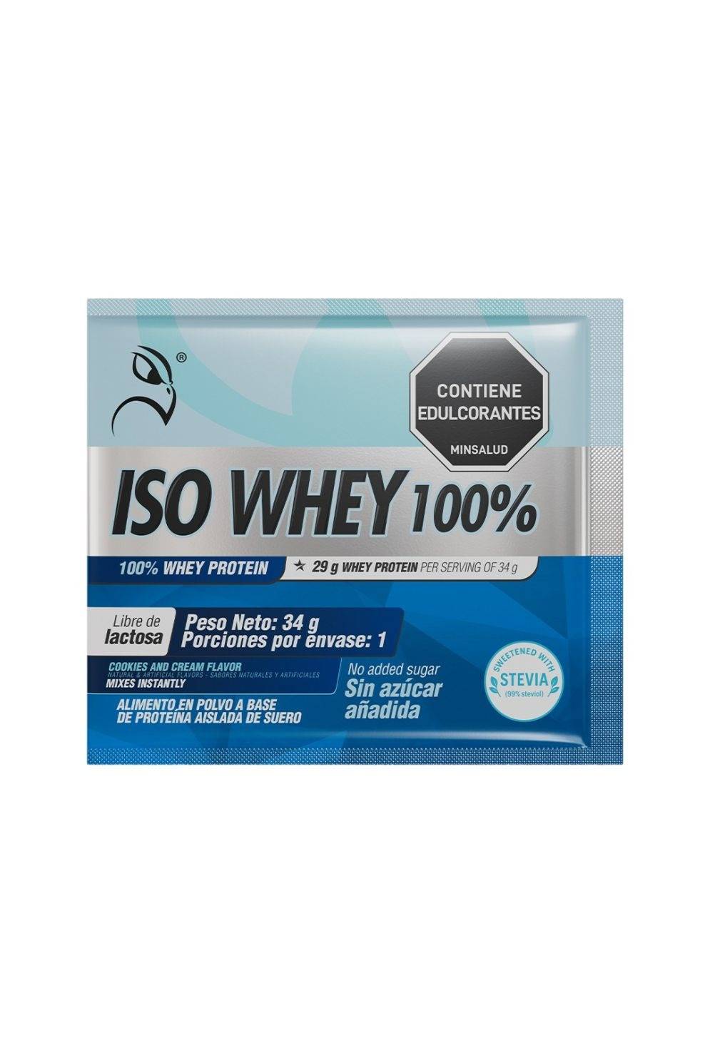 SACHET ISO WHEY 100% 34G COOKIES AND CREAM