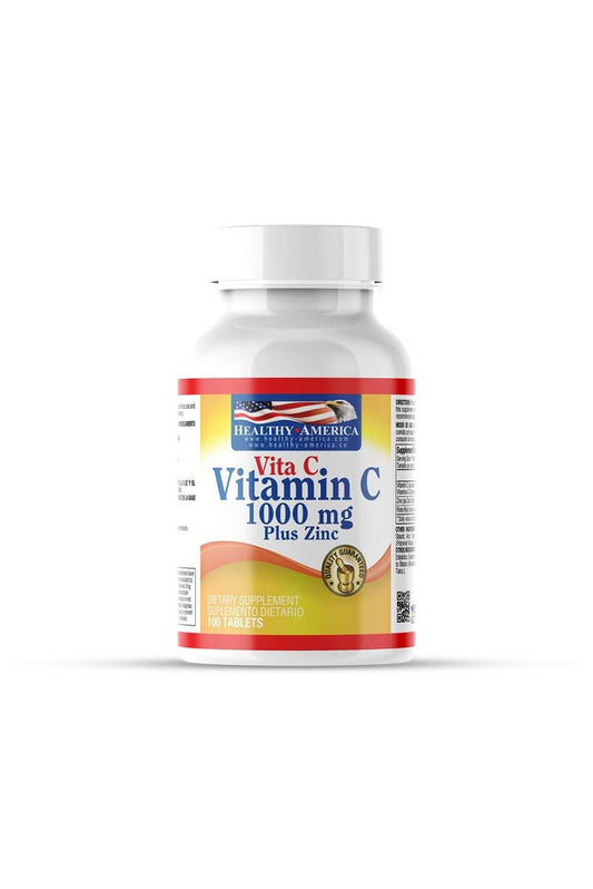 Vitamina C 1000 Plus Zinc And Rosehips 100 Tablets