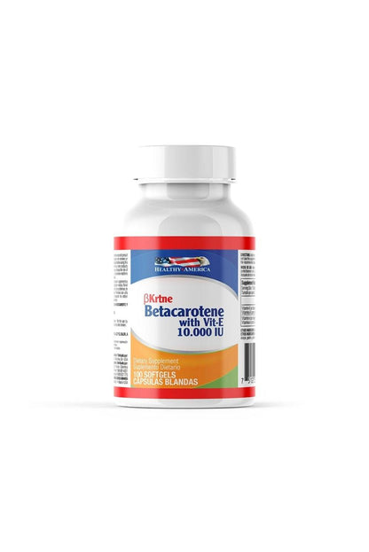 Betacaroteno Provitamin A 10.000 IU W / Vitamin E 100 Softgels
