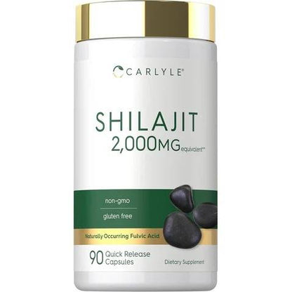 Shilajit 2000 mg 90 Cápsulas - Carlyle