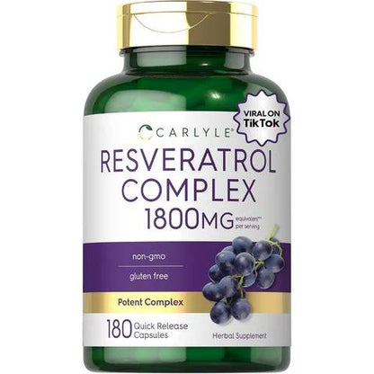 Carlyle Resveratrol Complex 1800 mg 180 C�psulas