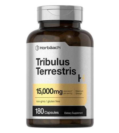 Tribulus Terrestris 15000 mg 180 Cápsulas - Horbaach
