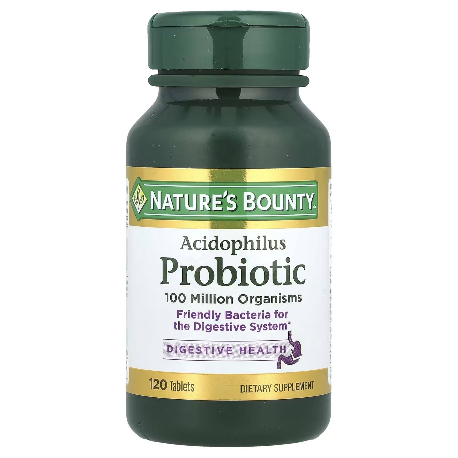 PROBIOTIC 100 MILLONES 120 TABLETAS - NATURE'S BOUNTY