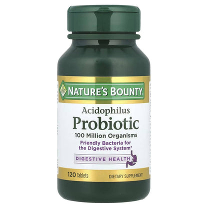 PROBIOTIC 100 MILLONES 120 TABLETAS - NATURE'S BOUNTY