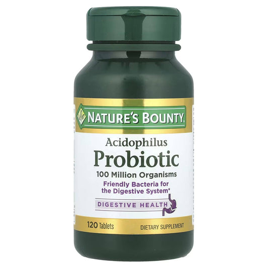 PROBIOTIC 100 MILLONES 120 TABLETAS - NATURE'S BOUNTY
