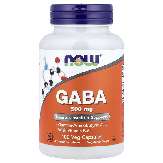 GABA 500 MG 100 NOW - CAPS
